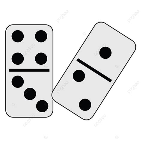Gambar Beberapa Kartu Domino Hitam Domino Vektor Png Dan Vektor