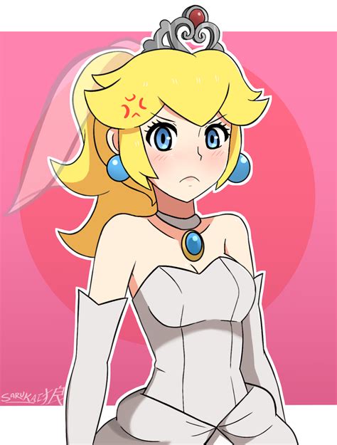 Pouting Peach By Sarukaiwolf Super Mario Odyssey Super Mario Art Peach Mario Mario Bros