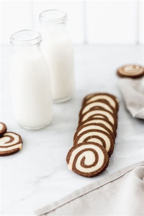 Chocolate Vanilla Swirl Cookies Recipe Chocolate Swirl Milk Cookies Yummy Cookies