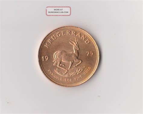 1975 1 Oz Gold South African Krugerrand
