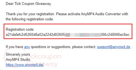 Giveaway Anymp4 Audio Converter Free License Key 1 Year
