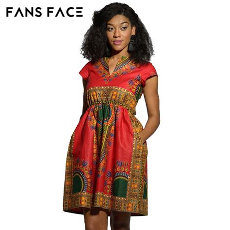 Fans Face 2017 New Fashion Design Traditional African Clothing Print