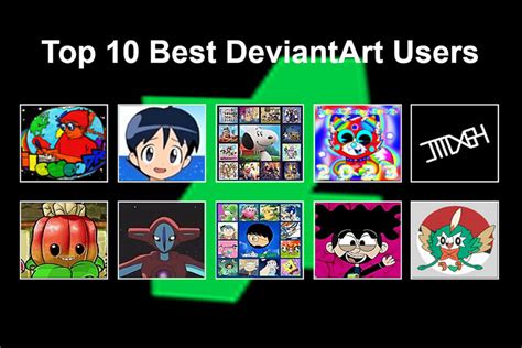 My Top 10 Best Deviantart Users By Peytonauz9 On Deviantart