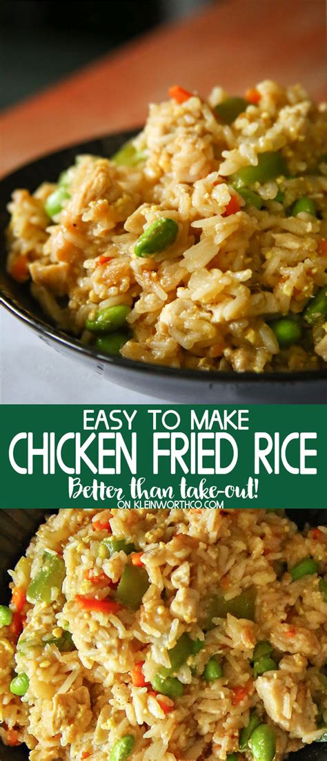 What restaurants serve chicken rice? Chicken Fried Rice Restaurant Style - Kleinworth & Co