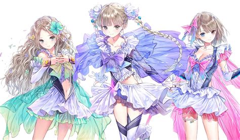 Blue Reflection Concept Art And Characters