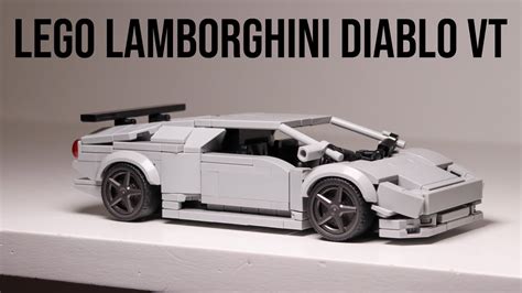 Lego Lamborghini Diablo Vt Moc How I Built It Youtube