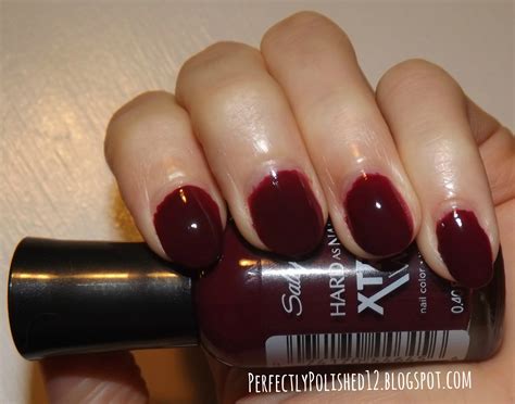 Perfectly Polished Sally Hansen Xtreme Wear With The Beet