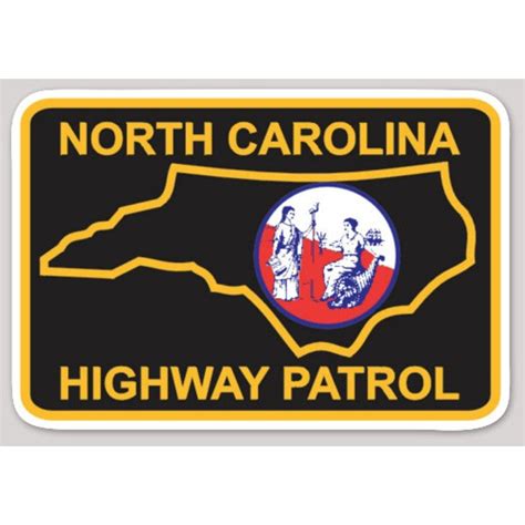 North Carolina Highway Patrol Vinyl Sticker At Sticker Shoppe