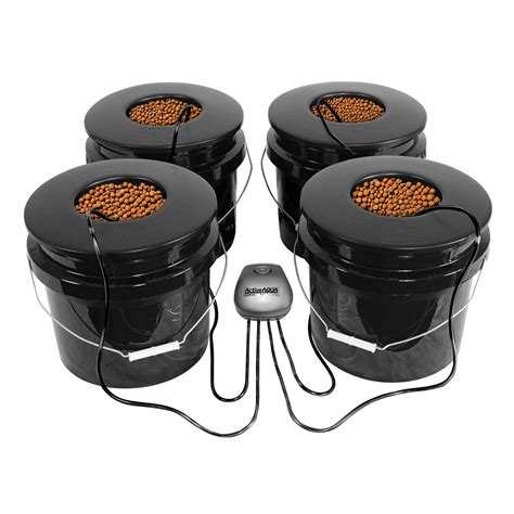 Bubble Brothers 4 Bucket Dwc System Bucket Growing System Htg Supply
