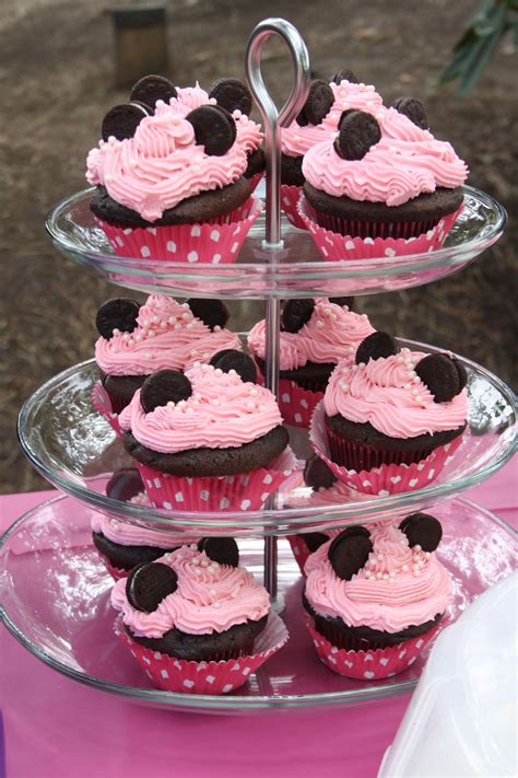 Presleys Minnie Mouse Cupcakes Minnie Birthday Party 1st Birthday