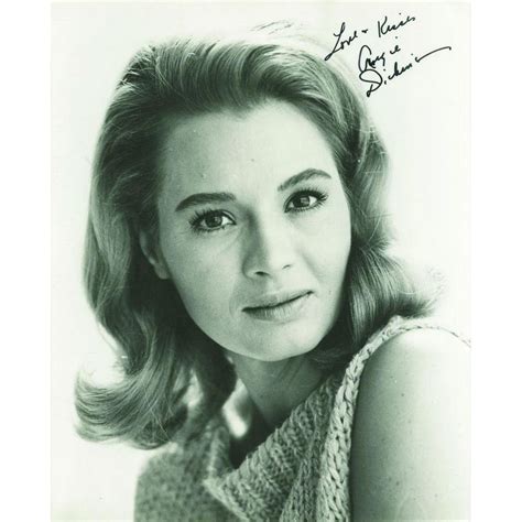 Angie Dickinson Autograph Signed Black And White Photograph
