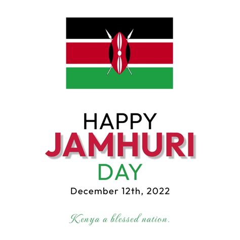 Jamhuri Day Flyer Template Postermywall