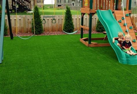 Synthetic Grass Makes Backyard Playground Safe In San Diego ☎