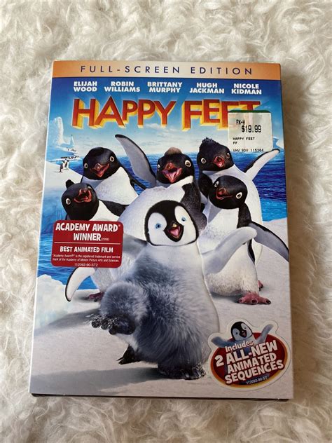 Happy Feet Dvd 2007 Full Screen Edition 85391120926 Ebay
