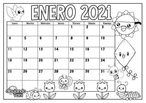Agregar Más De 74 Calendario Enero Dibujo Vn