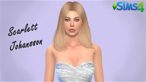 The Sims 4 Cas Scarlett Johansson Paint 3d Speed Edit Youtube