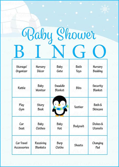 Check spelling or type a new query. Winter Baby Shower Game Download for Boy | Baby Bingo - Celebrate Life Crafts