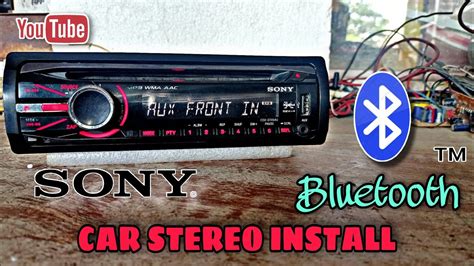 Sony Car Stereohow To Install Bluetooth In Car Stereo Youtube
