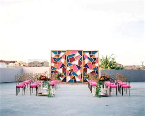 25 Edgy Modern Wedding Backdrops And Arches Weddingomania
