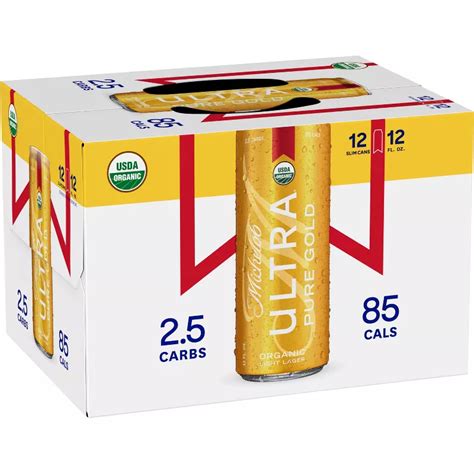 Buy Michelob Ultra Pure Gold Organic Light Beer 12pk12 Fl Oz Slim