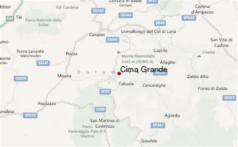 Cima Grande Mountain Information