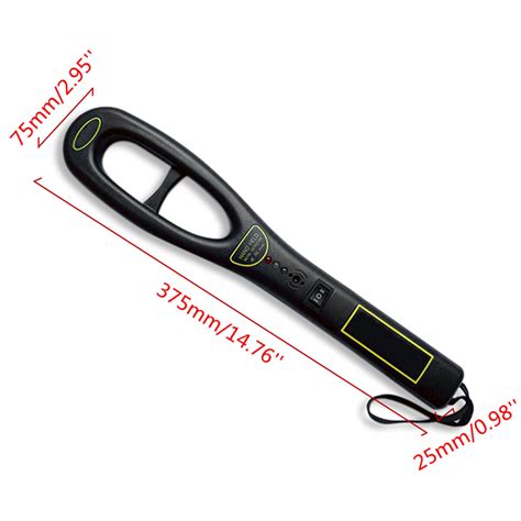 Handheld Security Metal Detector Wand High Sensitivity Exhibition