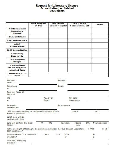 Free 23 Laboratory Request Form Templates In Ms Word Pdf Excel