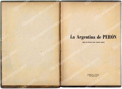 Libros Peronistas La Argentina de Perón de Angela C de Palacio