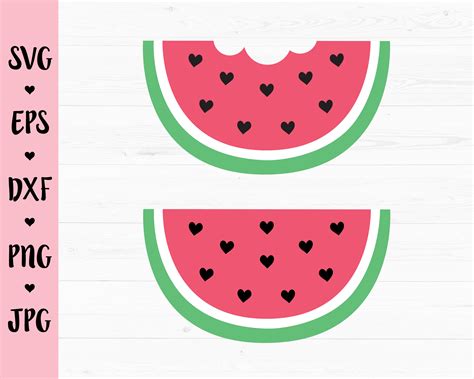 Watermelon Slice Clipart Free Svg File For Members Sv