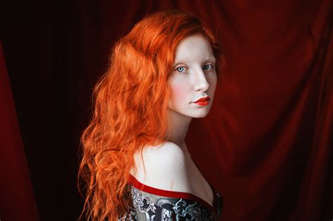 White Skin Redhead Girl Stock Photo Free Download