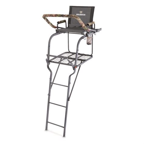 Bolderton 22 Ladder Tree Stand With Grizzly Grip Safety System