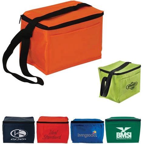 Promotional 6 Pack Cooler Bags With Custom Logo For 237 Ea