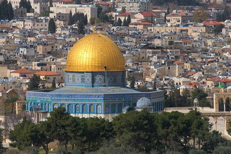 Hd Wallpaper Israel Dome Of The Rock Jerusalem Temple Mount Golden