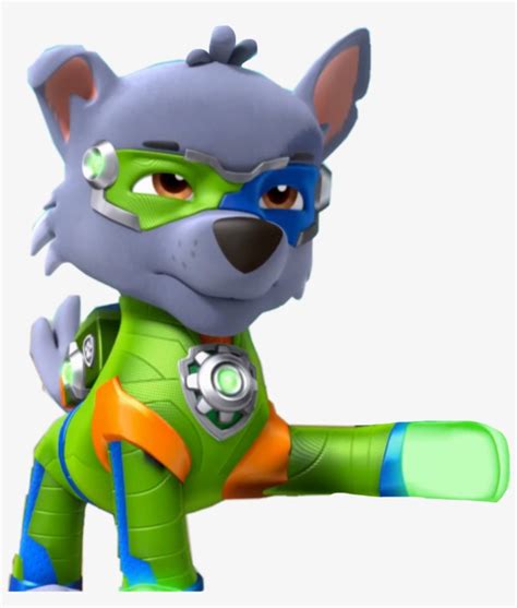 Paw Patrol Mighty Pups Charged Up Figure Rocky Ubicaciondepersonas