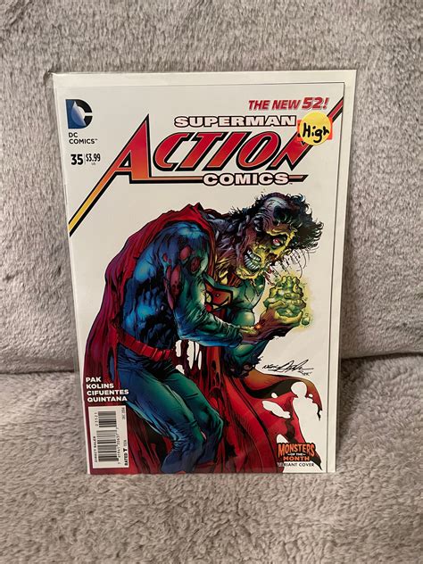 Action Comics 35 Monsters Of The Month Variant Prettynerdy Comic Shop