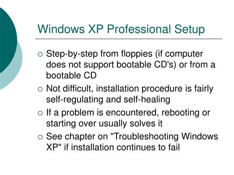 Ppt Installing Windows Xp Professional Powerpoint Presentation Free