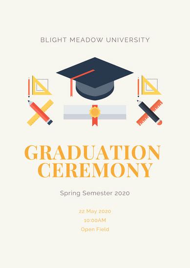 Customize 75 Graduation Program Templates Online Canva