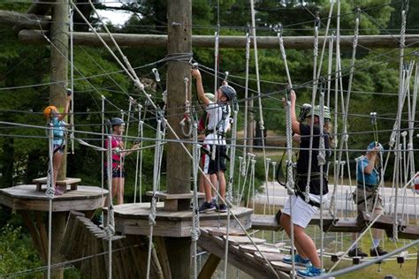 Lines range in length from 300 to 900 feet. Ziplines and High Ropes Adventure Course in NH and ME ...