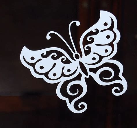 Butterfly Vinyl Decal Window Sticker Set Of 2 Automotive