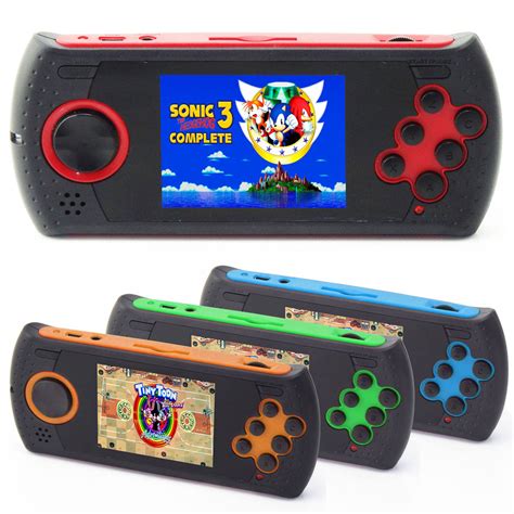 16 Bit Handheld Portable Video Game Console With Built In 100 Sega