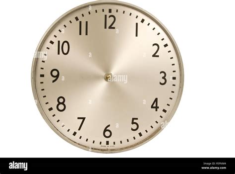 Old Industrial Wall Clock Without Hands Stock Photo 95003332 Alamy