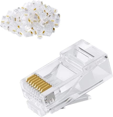 Conectores Rj 45 Cat6 Pack 100 Unidades Wireplus A1click