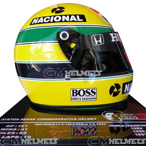 Ayrton Senna 1991 20 Years Commemorative F1 Replica Helmet Limited Edition Cm Helmets
