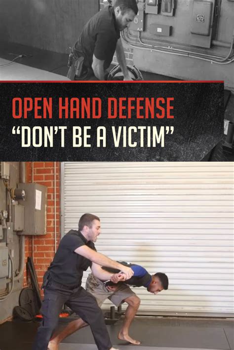 Video Open Hand Defense Against Frontal Knife Attack Self Defense
