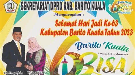 Sekretariat Dprd Barito Kuala Mengucapkan Selamat Hari Jadi Ke