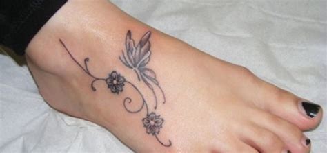 25 Amazing Flower Tattoos On Foot For Girls