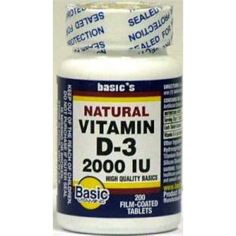 Supplements and vitamins aren't regulated by the fda, so i recommend checking out 3rd party there are a lot of reputable vitamin supplement brands out there, but identifying the best one that. Basics Vitamin D3 Supplement - 2130573