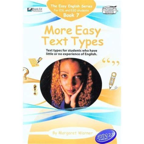 Esl Easy English Book 7 More Easy Text Types Edsco