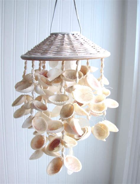 This Hanging Seashell Wind Chime Is Vintage Is Has Lovely All Natural