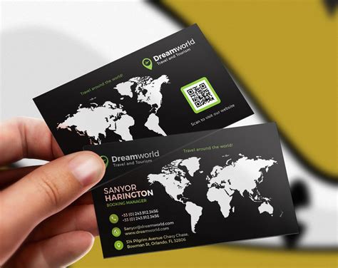 Tour And Travel Business Card Business Card Templates ~ Creative Market